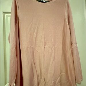 J. Jill Soft Pink Long Sleeve Top